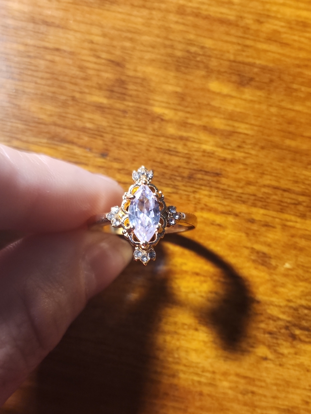 1Pc Women's Fashion Zirconia Ring, Suitable For Valentine's Day, Vacation,